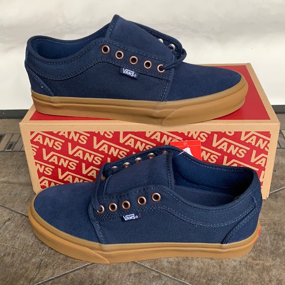 VANS CHUKKA LOW DRESS BLUES/GUM WMNS - Picture 2 of 15
